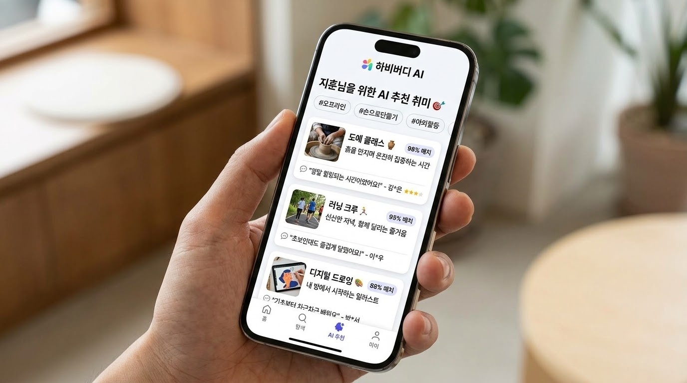 2026년 당신의 '찐' 취미는? AI 추천 앱으로 인생 취미 찾는 꿀팁 분석